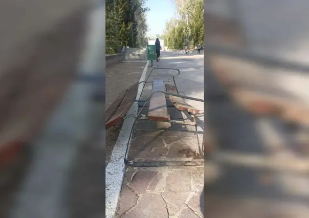 Vandalizan más de una decena de bancas en el Parque Guadiana