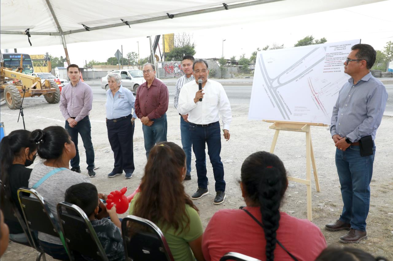 Arranca Escobedo construcción de distribuidor vial en La Alianza