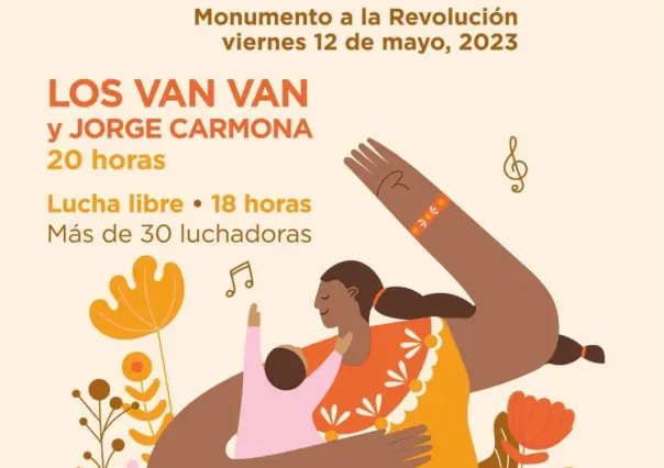 ¡A bailar con mamá! Festejo del día de las madres en Monumento a la Revolución