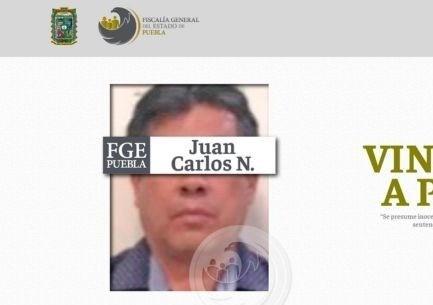 El imputado fue puesto a disposición de la autoridad ministerial quien inició la Carpeta de Investigación y ejercitó acción penal en su contra. Foto: Twitter @FiscaliaPuebla