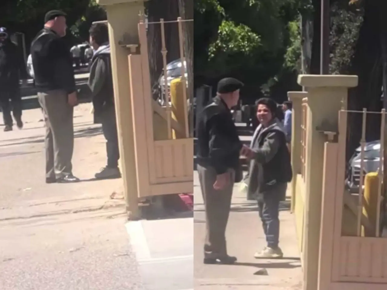 En el video se aprecia cómo el hombre toma la mano de la mujer y la baja hasta sus genitales. Aunque la mujer se esfuerza por alejarse, el hombre la retiene a su lado y hasta la abraza. Foto: Facebook Jazzel Aranda.