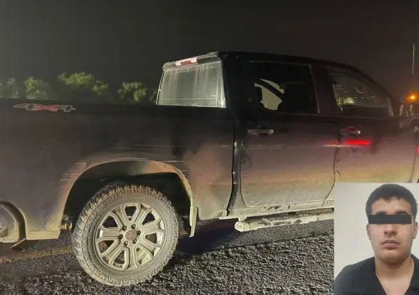 Roba hombre camioneta en Cadereyta y lo detienen en General Bravo