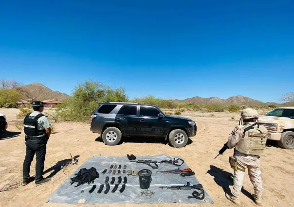 Cae sujeto con material bélico en Caborca, Sonora