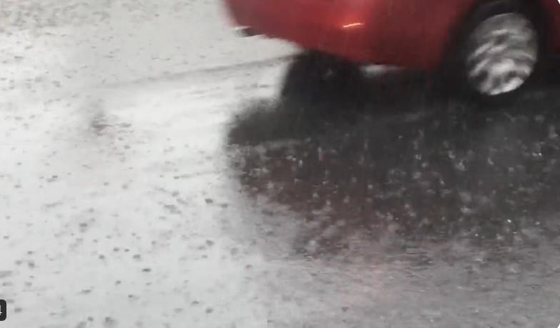 Lluvias y granizo en zona metropolitana de Monterrey