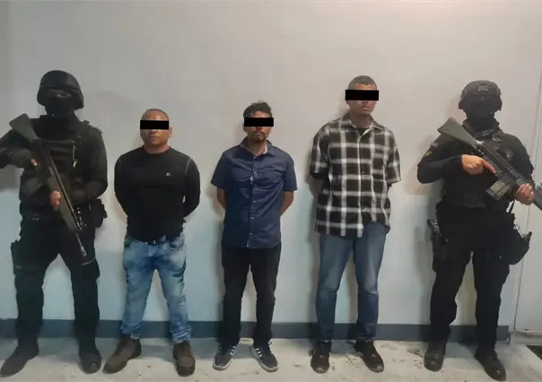 Fuerza Civil detiene a tres delincuentes con drogas y armas en Monterrey