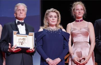 Recibe Michael Douglas Palma de Oro Honorífica