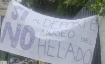 Vecinos de Jardín Balbuena luchan contra construcción del Museo del Helado