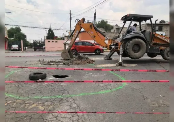 Repararán 68 socavones en Ecatepec de Morelos