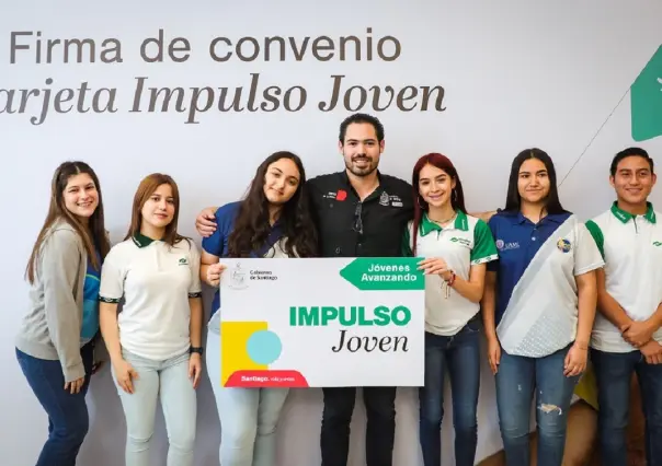 Benefician a jóvenes con tarjeta “Impulso Joven” en Santiago, Nuevo León