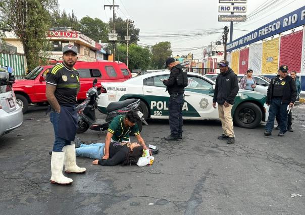 Ambulancia tarda más de una hora en atender a mujer herida en Venustiano Carranza