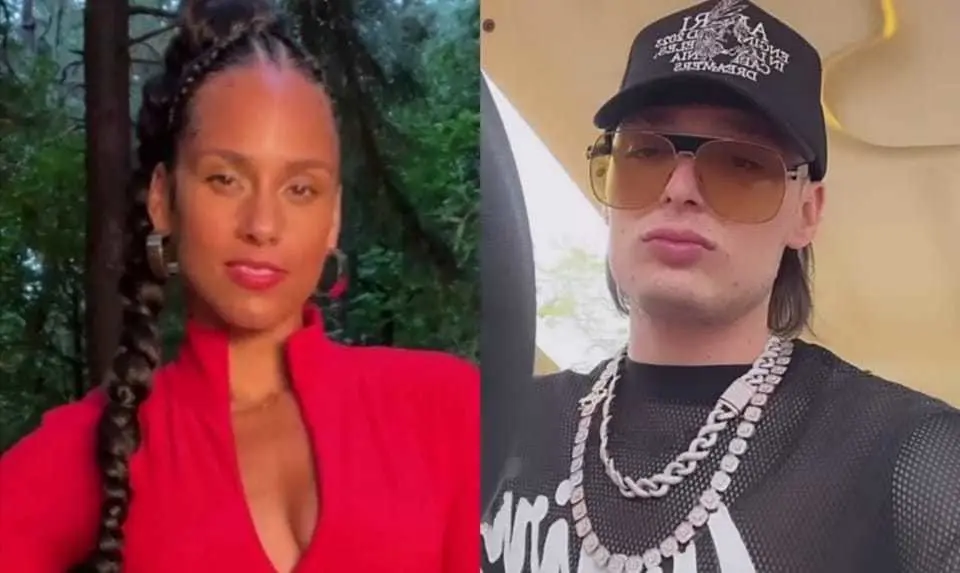 Alicia Keys se presentó en Guadalajara, tierra de donde es originario Peso Pluma. Fotos: Instagram