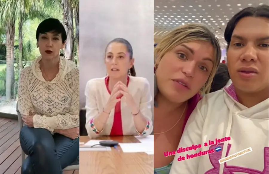 Susana Zavaleta, Claudia Sheinbaum, Wendy y Kimberley no pudieron viajar ante vuelos cancelados en CDMX. Foto. Instagram