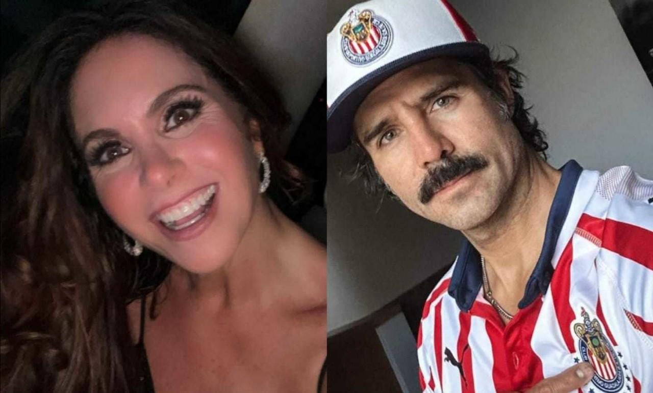 Lucero y José Ron graban juntos la serie de El Gallo de Oro. Fotos: Instagram