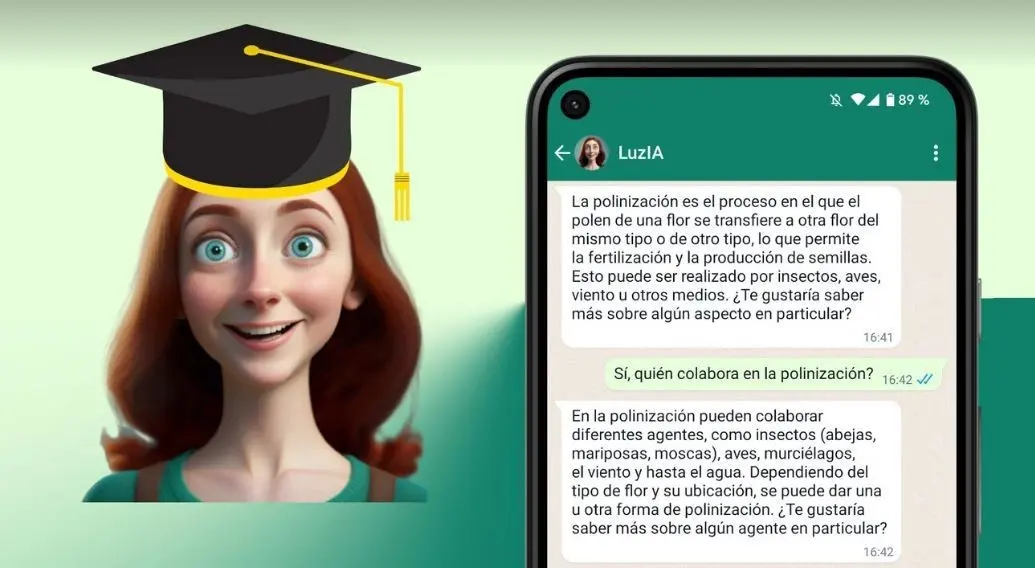 Whatsapp ha lanzado su última actualización con la inclusión de LuzIA, su nueva inteligencia artificial. Foto. Twitter