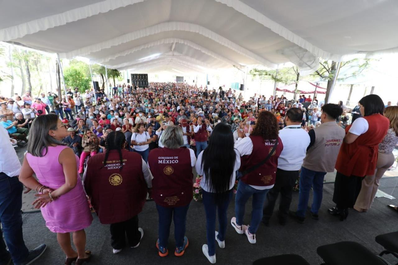 Instalan Comités del Bienestar en Iztapalapa para atender a beneficiarios. Foto: @A_MontielR