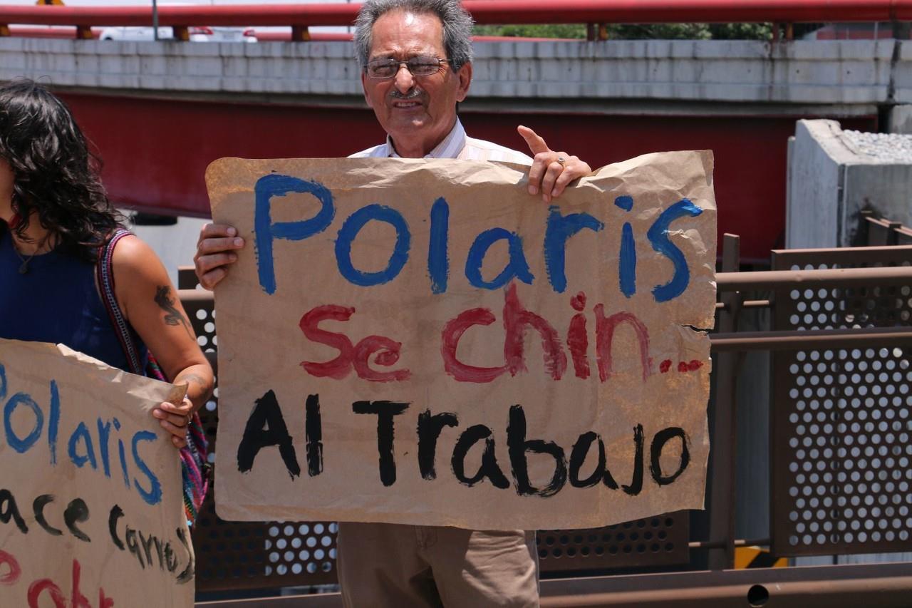 Protestan por intimidación de Polaris hacia ex empleados