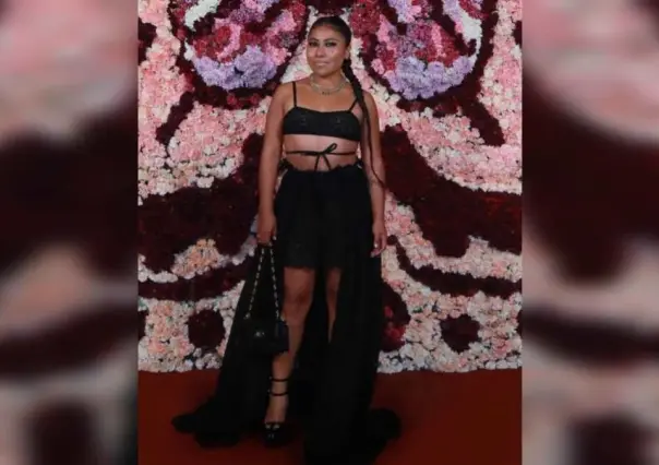 Luce Yalitza Aparicio un look sexy en el desfile de Dior en Ciudad de México