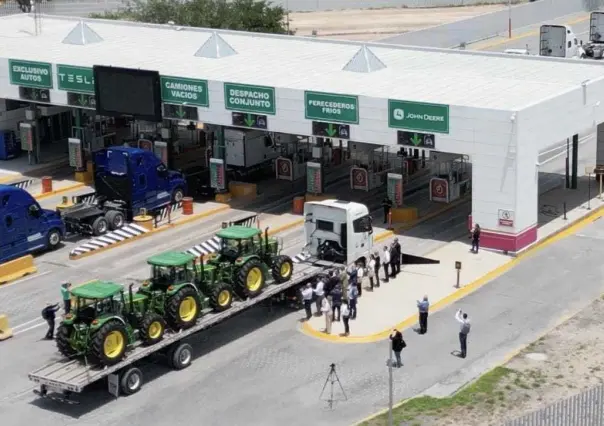 Tiene John Deere carril exclusivo en Puente Colombia