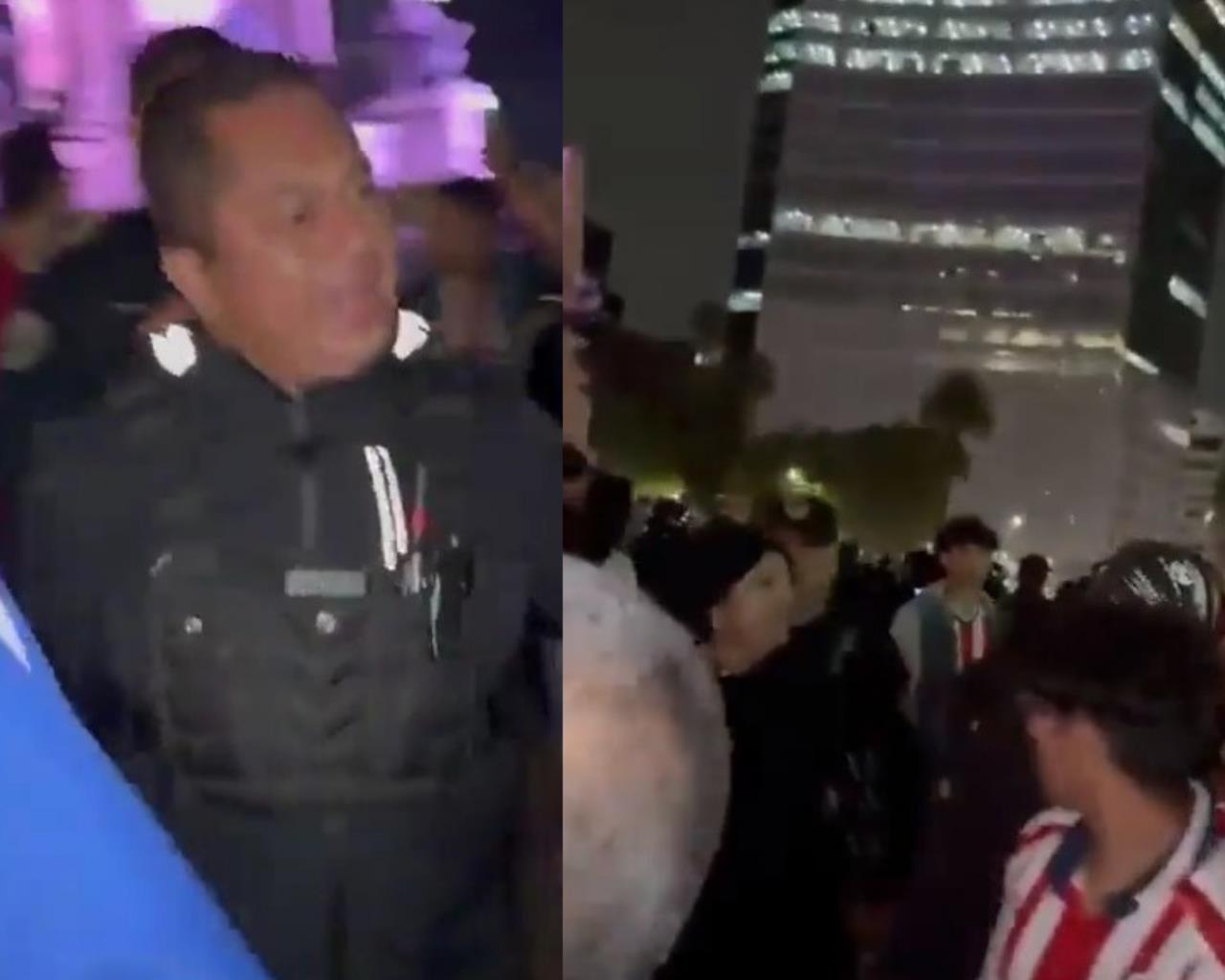 Video: Policía golpea a hombre de tercera edad en el Ángel de la Independencia