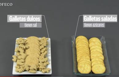 Galletas pueden contener exceso de sodio, azúcares o calorías