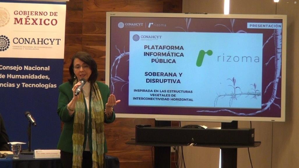 Presenta Conahcyt “Rizoma” su nueva plataforma informática