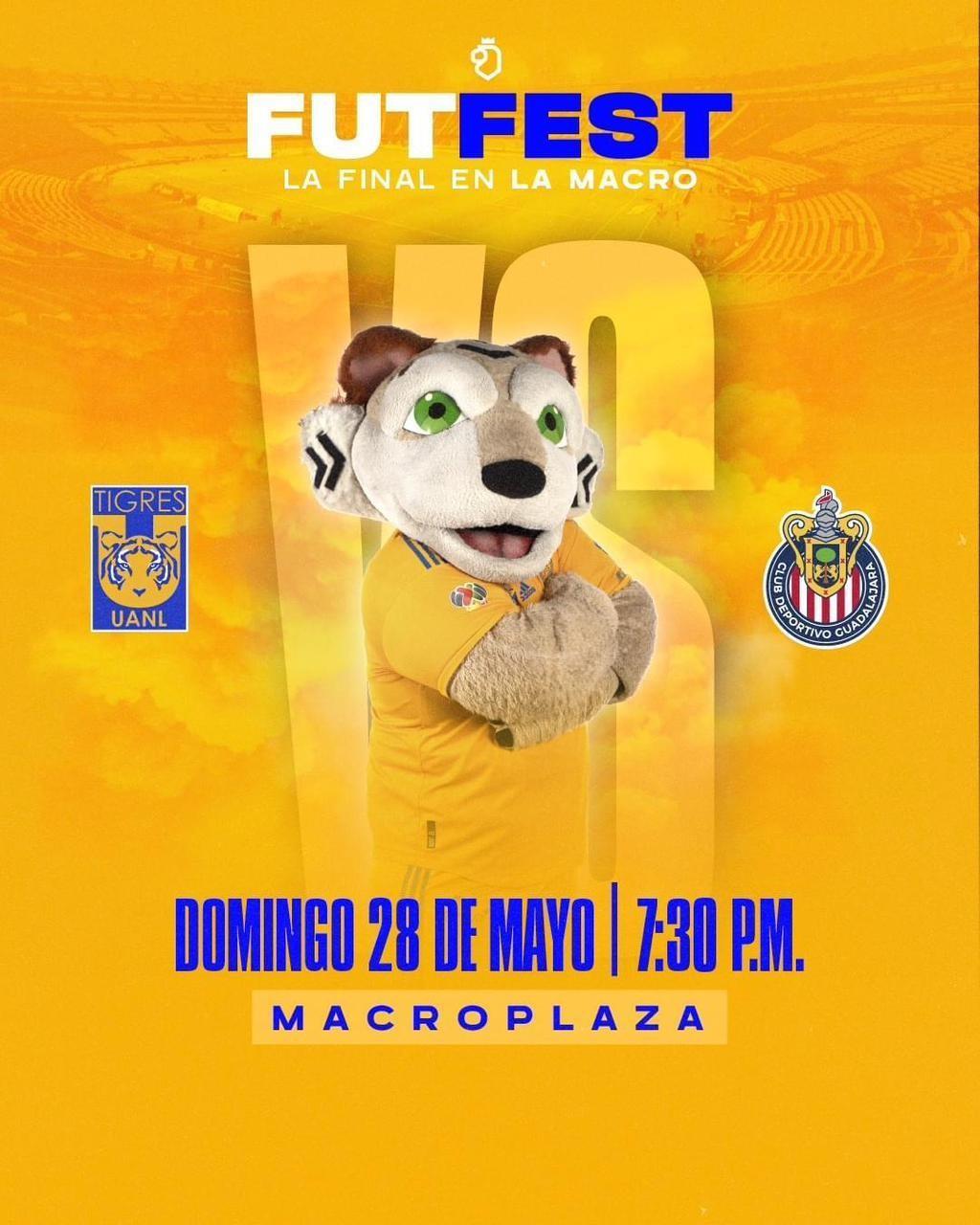 Final Chivas vs Tigres se transmitirá en pantallas en la Macroplaza