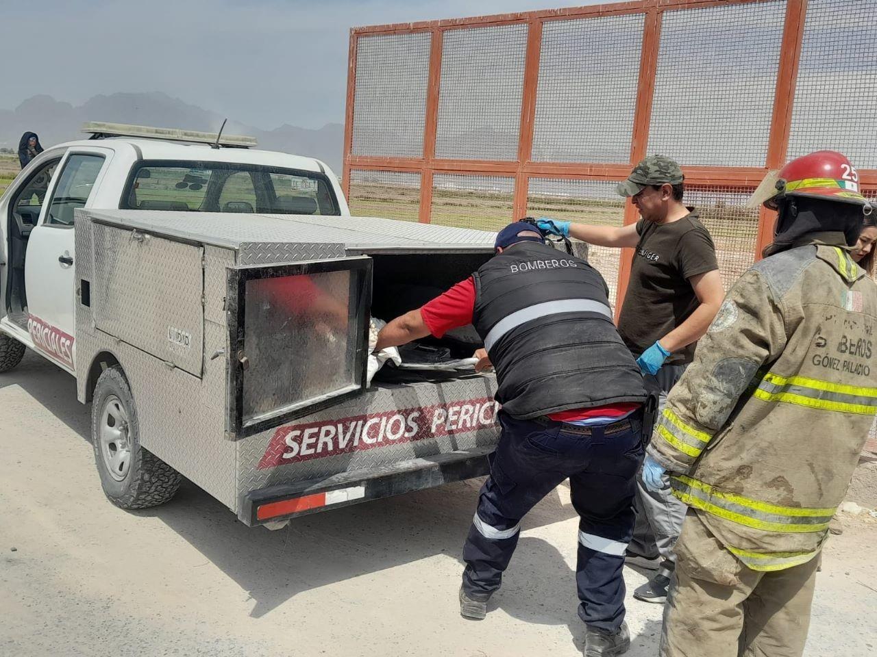 Hasta el lugar de la tragedia arribaron los cuerpos de auxilio, pero ya no pudieron hacer nada por el menor. Foto: Especial/ POSTAMX