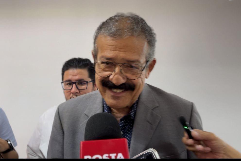 Rolando Cruz García, subsecretario de Servicios Académicos, algunas materias se asociarán a un campo formativo, esto perteneciente al modelo de la Nueva Escuela Mexicana. Foto: Jesús Carrillo