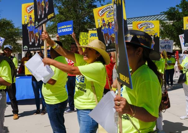 “Sin nosotros no hay Florida”, migrantes marchan por políticas DeSantis