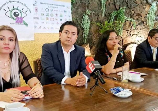 Preparan a más de 11 mil observadores para la jornada electoral en Edomex