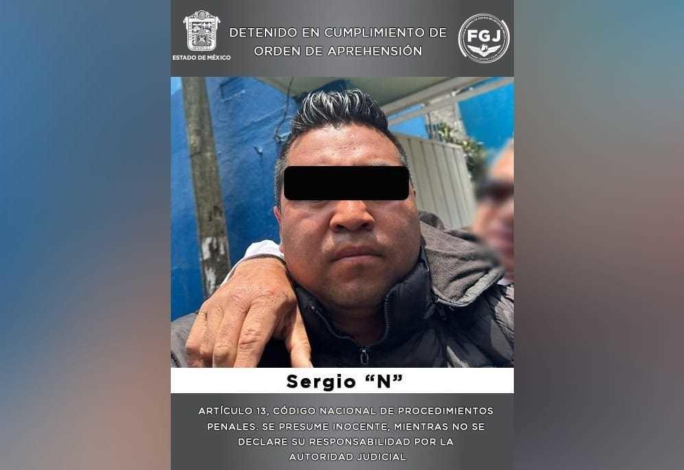 El detenido es señalado como el presunto responsable del delito de Maltrato Animal ocurrido en el municipio de Tecamac, Estado de México. Foto: Cortesía