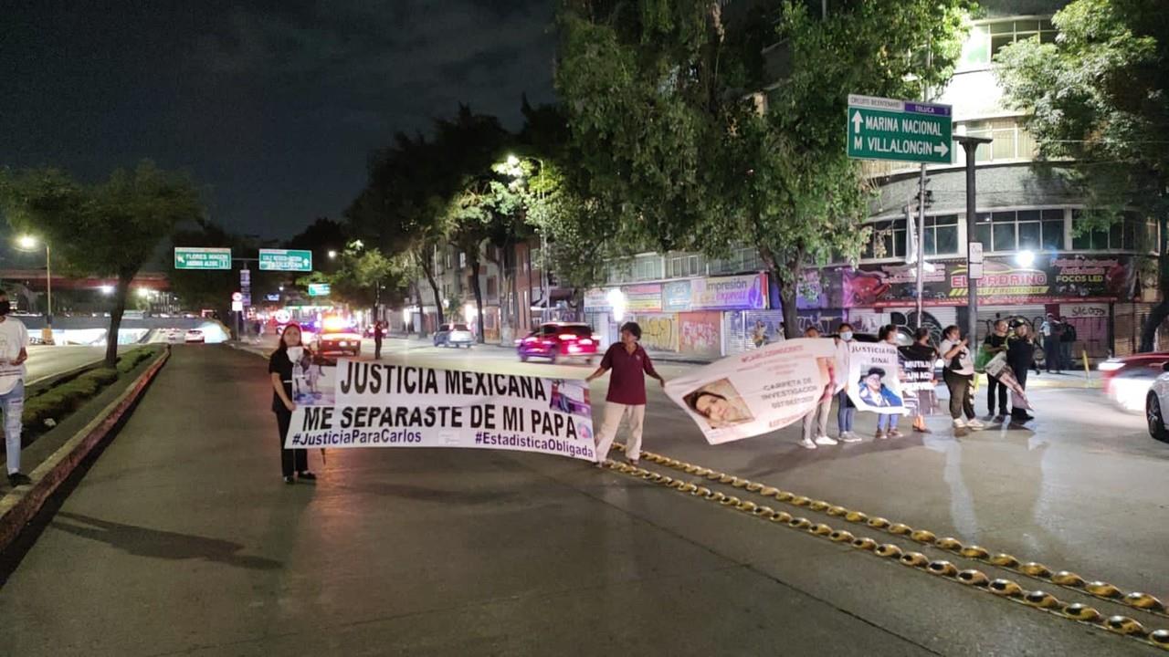 Protestas y bloqueos en Paseo de la Reforma y Circuito Interior. Foto: Ramón Ramírez