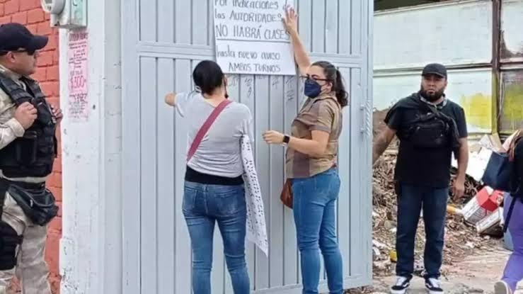 Los padres de familia no quieren que sus hijos regresen a clases, sin garantías de seguridad. Foto: Especial