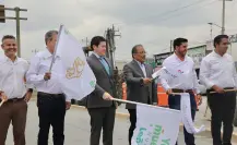 Encabeza Samuel García construcción de distribuidor vial en Escobedo