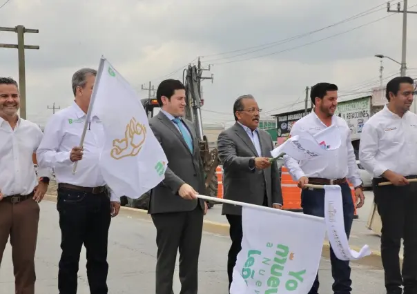 Encabeza Samuel García construcción de distribuidor vial en Escobedo