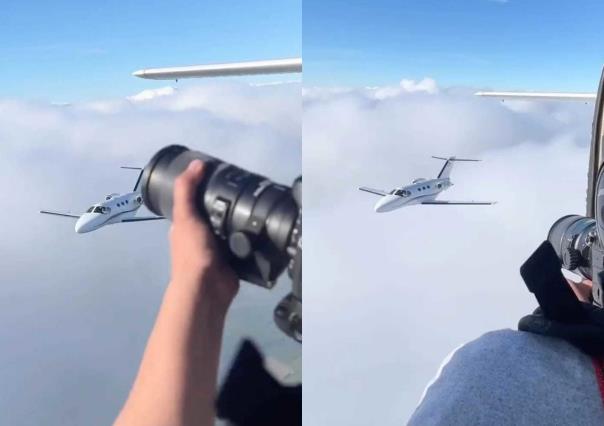 VIDEO: ¡VOLADO! Así trabaja un fotógrafo de aviones