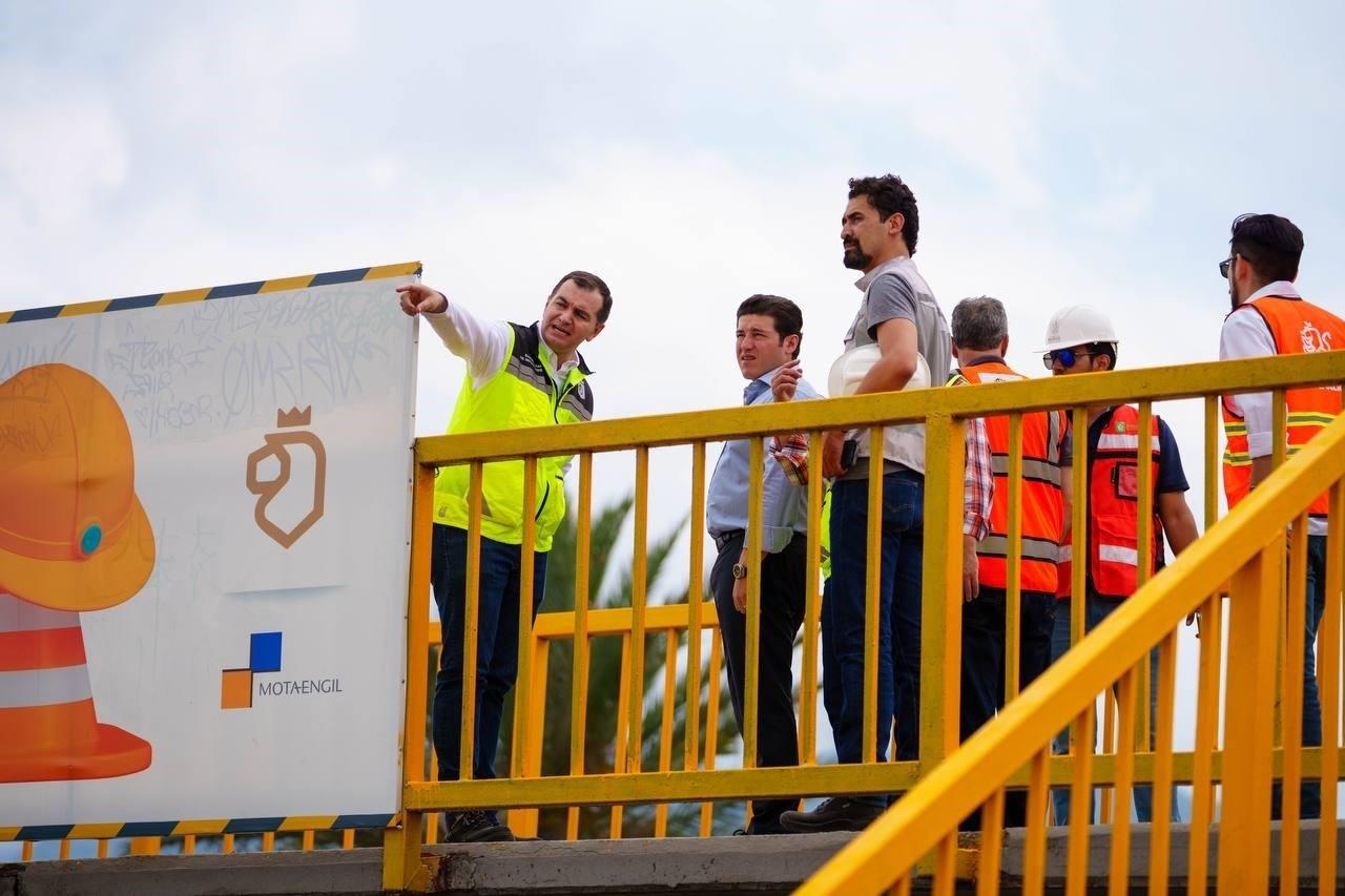 Al encabezar un recorrido sobre la Avenida Miguel Alemán en el municipio de Guadalupe, el mandatario estatal afirmó que la edificación de estas dos nuevas líneas replica estrategias de primer mundo. Foto: Cortesía
