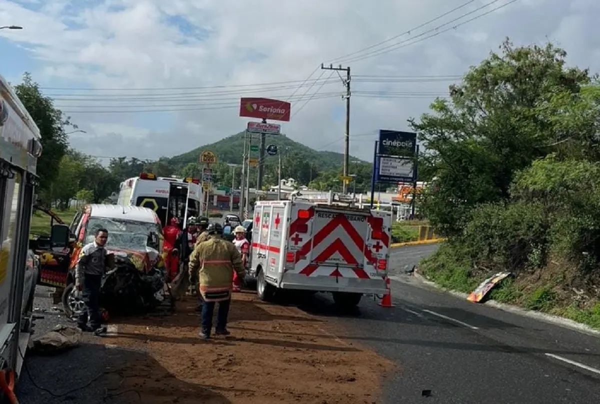 Accidente vial afecta circulación de norte a sur en la carretera Nacional