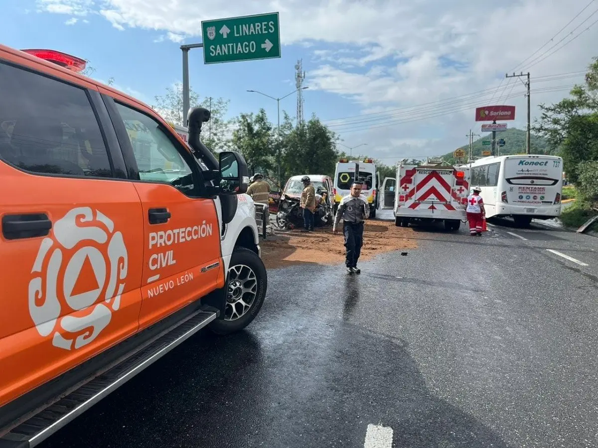 Accidente vial afecta circulación de norte a sur en la carretera Nacional