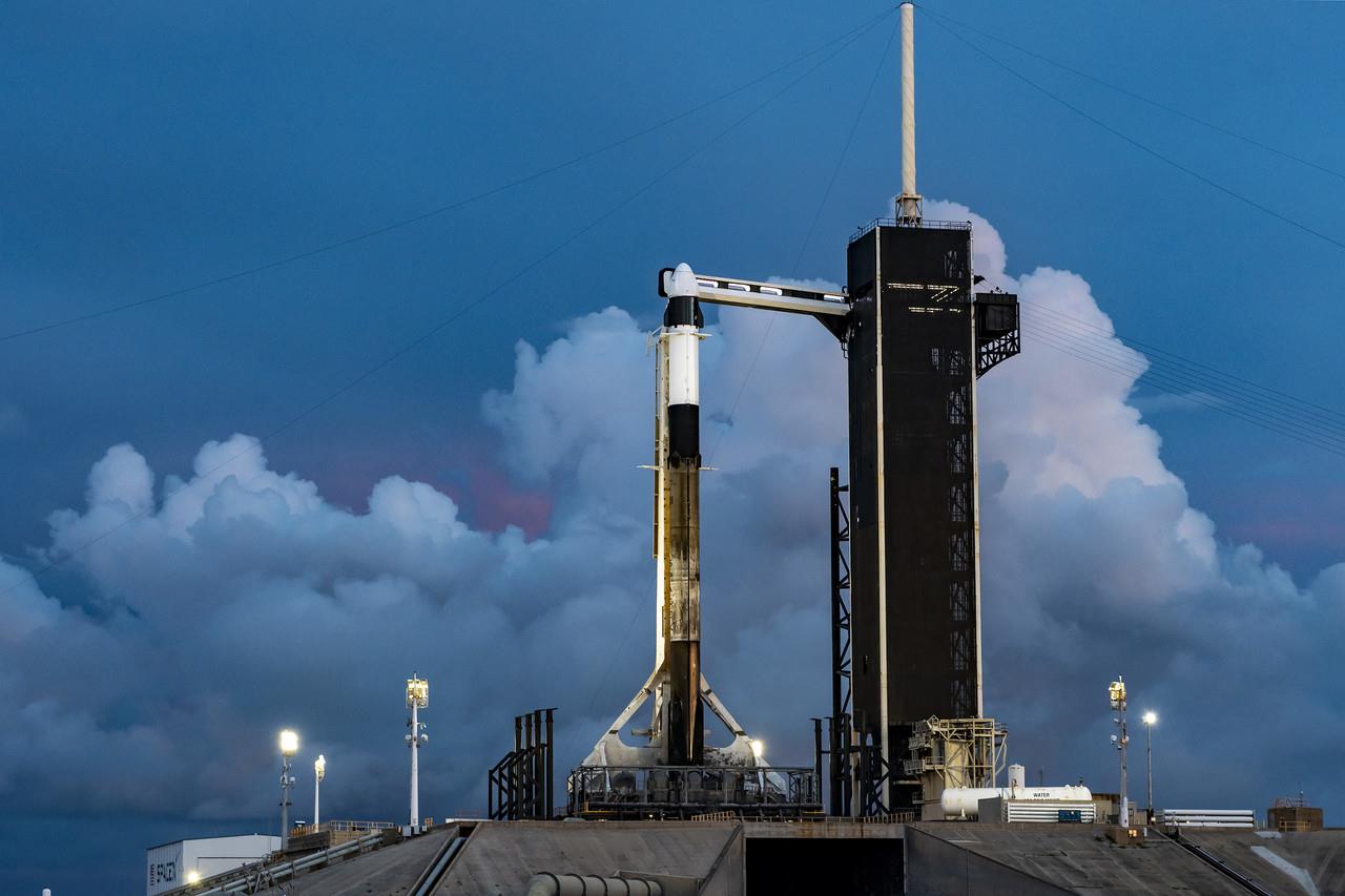 La NASA y SpaceX aplazan por tercera vez el lanzamiento de la misión para abastecer la Estación Espacial Internacional. Foto. @SpaceX