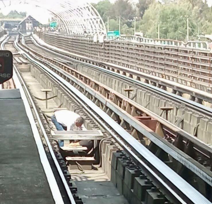 Fallece trabajador del STC Metro al caer a zona de vías en la estación Oceanía de la Línea B. Foto: Ramón Ramírez