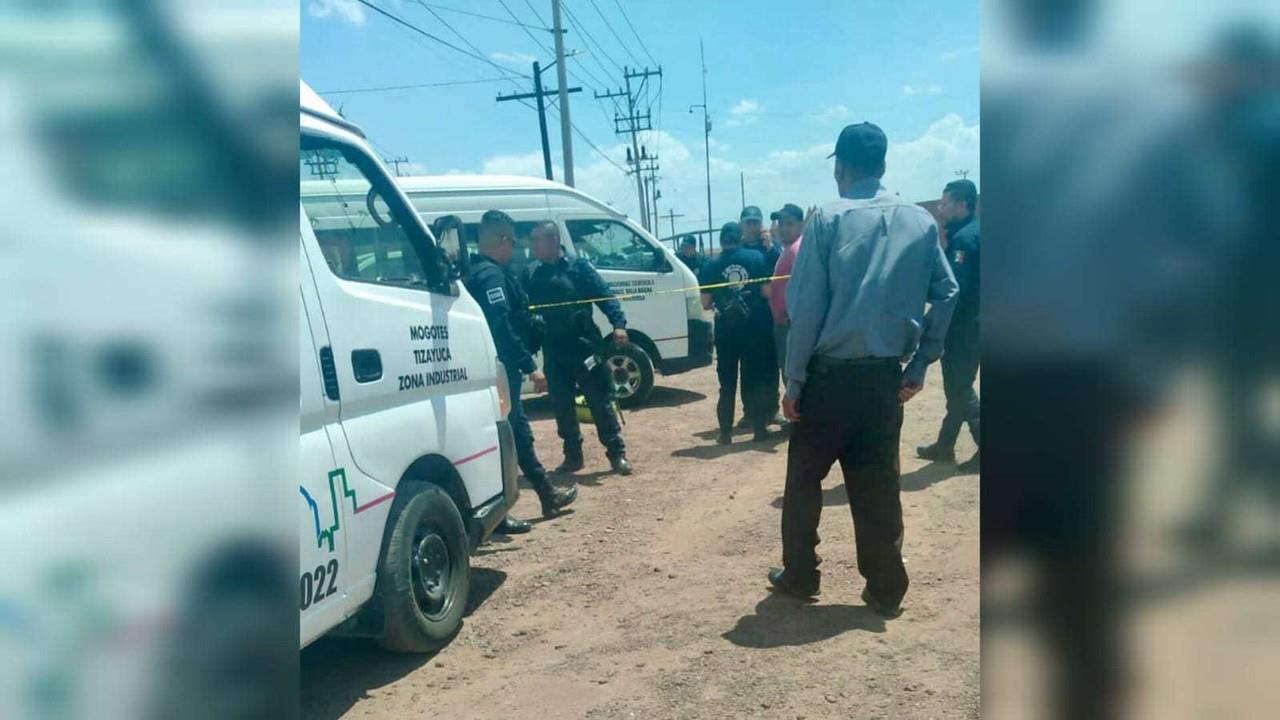 Asesinan a chofer de transporte público en Tizayuca