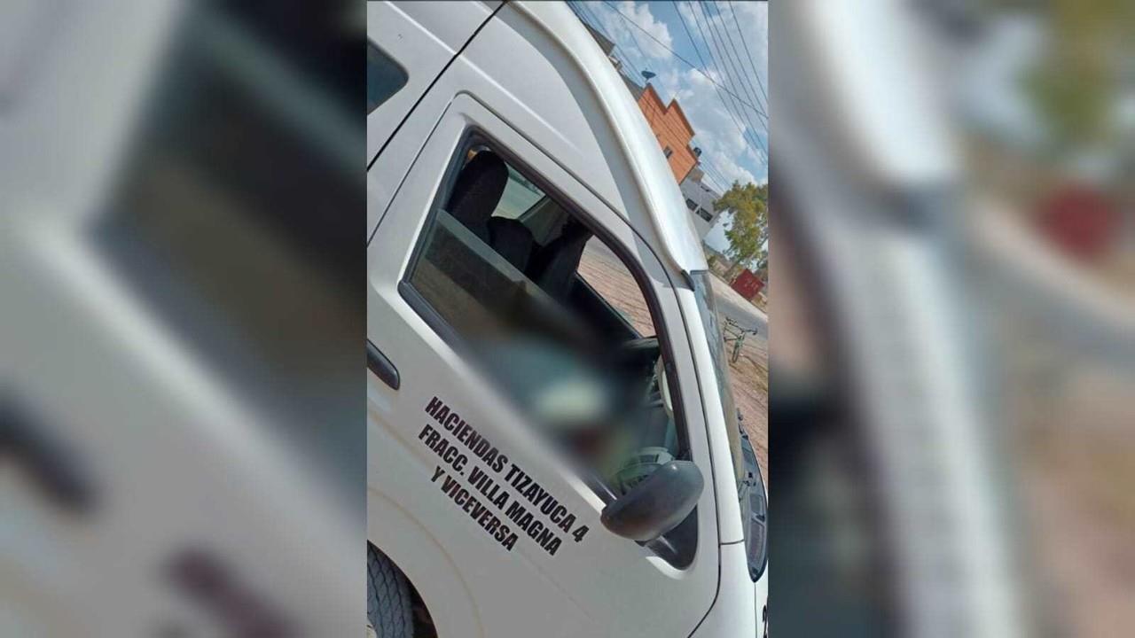 Asesinan a chofer de transporte público en Tizayuca