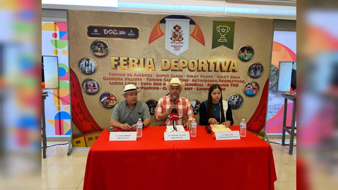 Presentan cartelera de la Feria Deportiva 2023