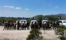 Detienen a 33 personas por robo a un ferrocarril en Ramos Arizpe, Coahuila