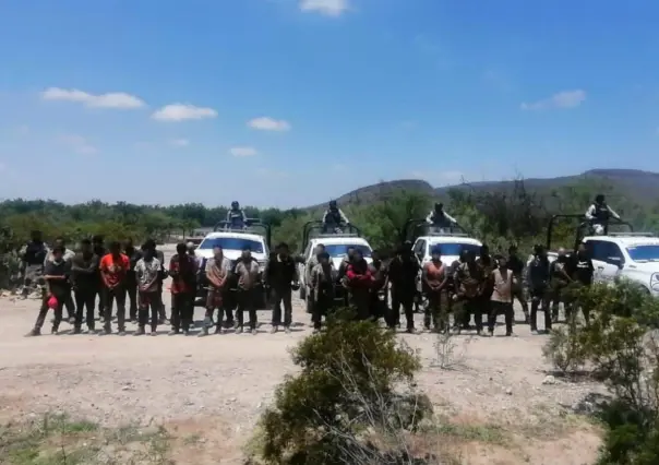 Detienen a 33 personas por robo a un ferrocarril en Ramos Arizpe, Coahuila