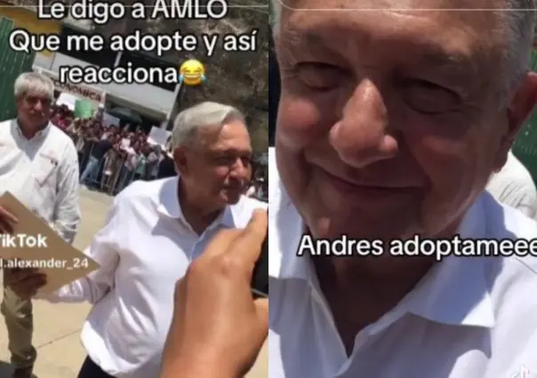 AMLO se divierte con petición de joven: Andrés, adoptame en Hidalgo