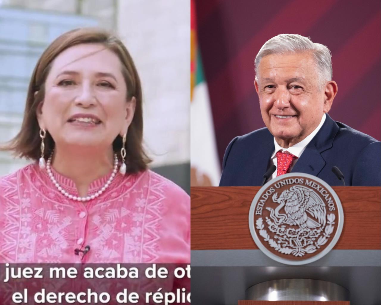 Xóchitl Gálvez ejercerá su derecho de réplica en la mañanera de AMLO. Foto: Captura de pantalla