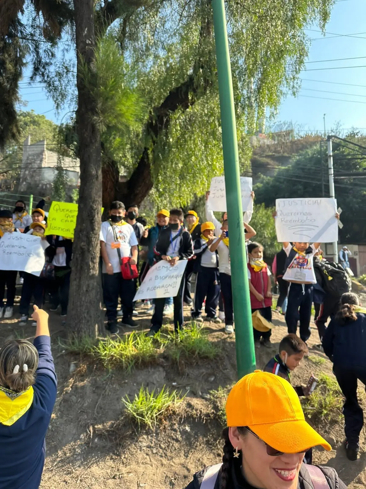 Los niños se quedaron sin su excursión. Foto: Ramón Ramírez