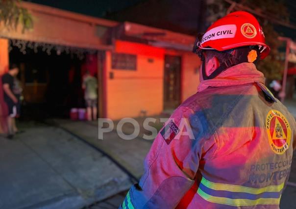 Explota tubería de gas e incendia un domicilio en Monterrey